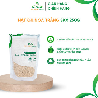 Hạt Quinoa trắng (Diêm mạch ) Sức Khỏe Xanh - 250g/túi - Nhập khẩu Peru-Nam Mỹ chính hãng