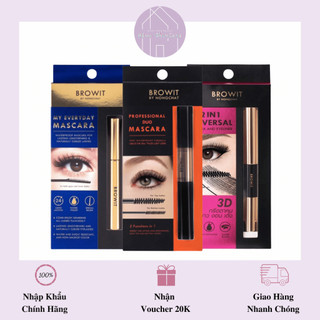 Browit By Nongchat Mascara Dài Cong Mi Thái Lan