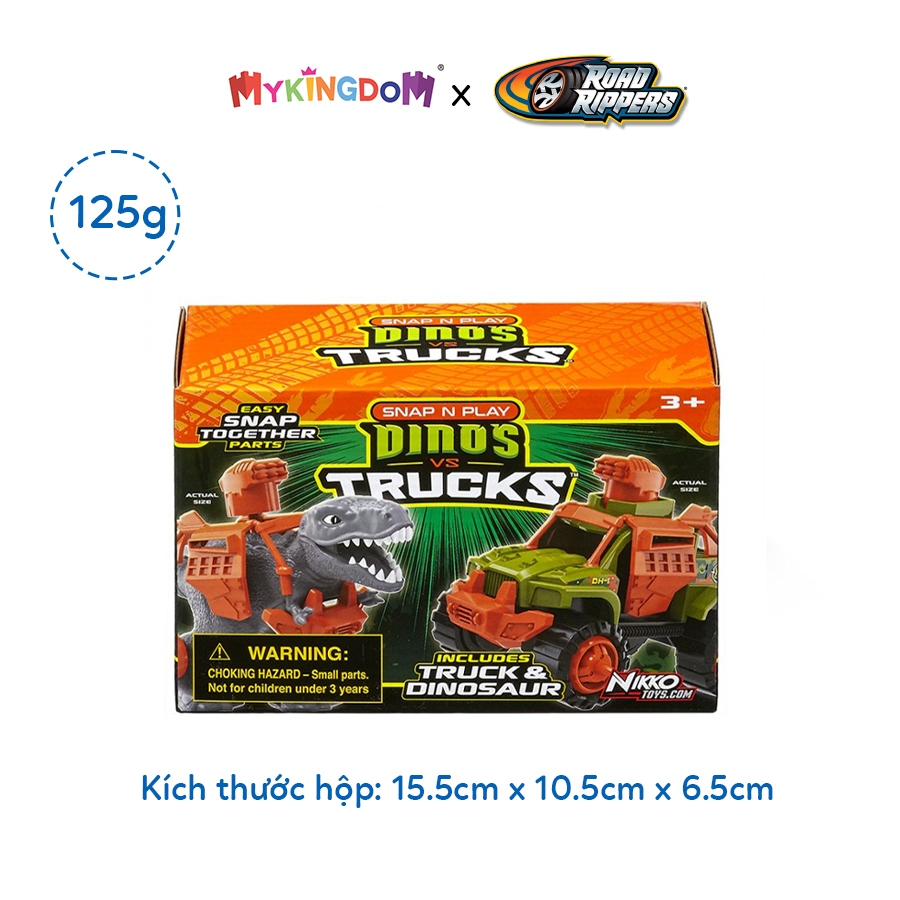 Đồ Chơi ROAD RIPPERS Lắp Ráp Khủng Long Và Xe Chiến Đấu 20070 - Giao hàng ngẫu nhiên