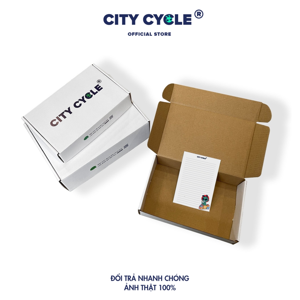 Hộp đựng quần áo Local Brand City Cycle Box carton tặng kèm gói quà tặng đồ Unisex Streetwear