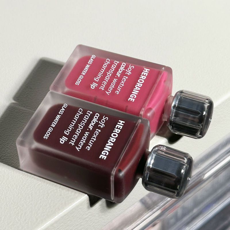 Son Tint Bóng Herorange Vỏ Chai Vuông Dưỡng Ẩm Lâu Trôi