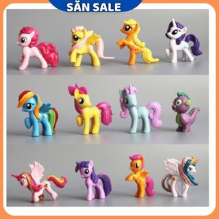 Bộ Sưu Tập 12 Nàng Ngựa Thiên Thần  Xinh Đẹp 4cm_5cm