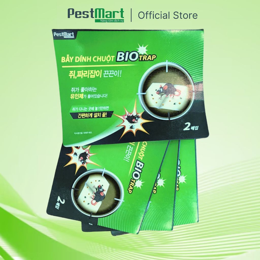 Keo dính chuột siêu dính - Bẫy chuột dính - Bẫy dính chuột Bio Trap Pest Mart