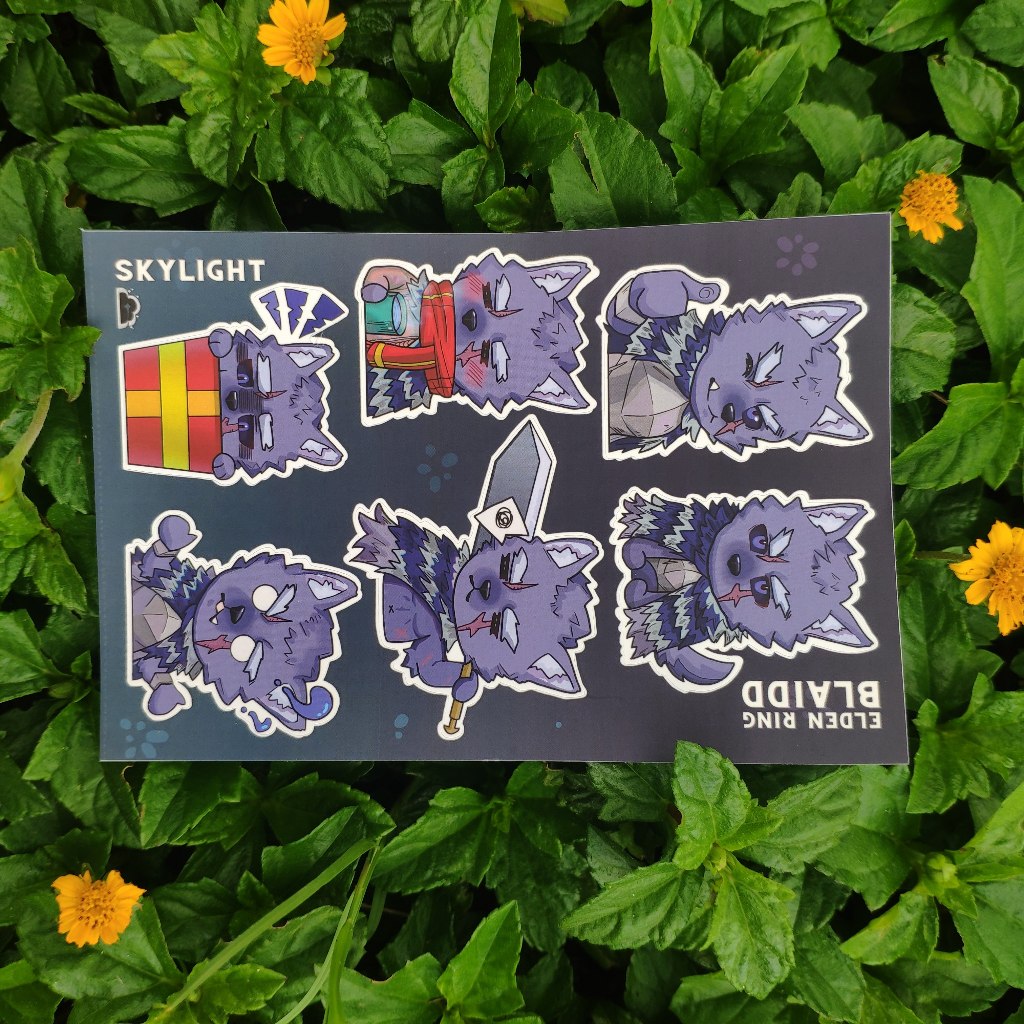 NO.04 BLAIDD - Sticker Furry Sheet A6 Decal chống nước 4