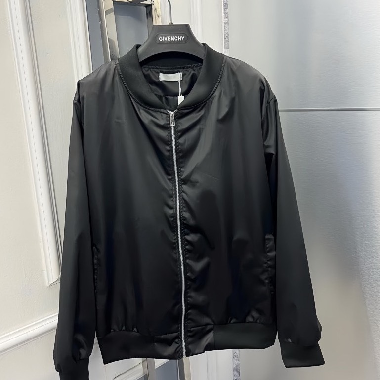 Áo Khoác Gió Họa Tiết Tiết Logo Sau Lưng  HAI LỚP