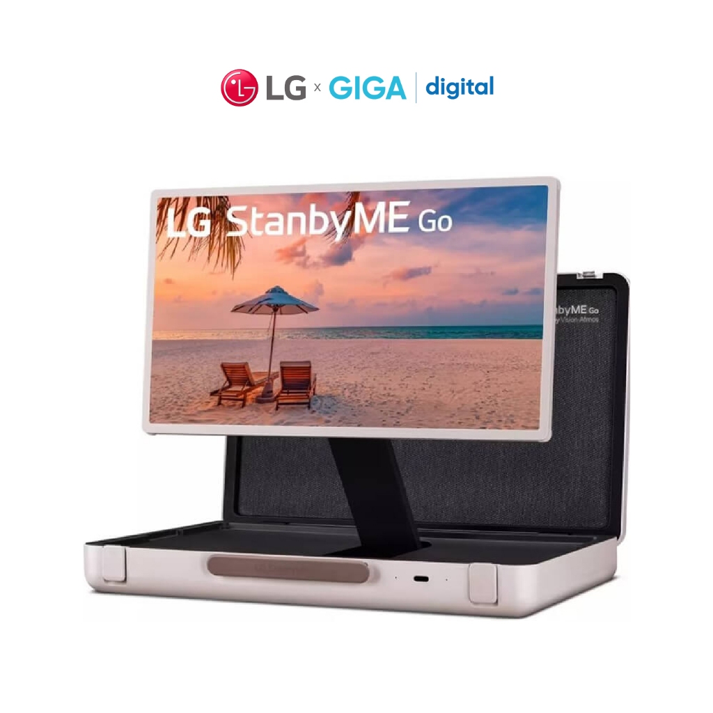 Màn hình cảm ứng thiết kế cặp thông minh LG StanbyME Go 27LX5QKNA - Full HD - Điều khiển giọng nói - BH 12 Tháng