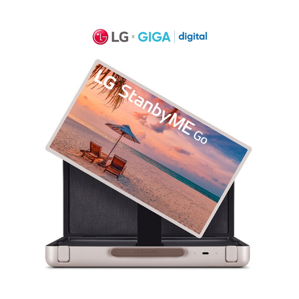 Màn hình cảm ứng thiết kế cặp thông minh LG StanbyME Go 27LX5QKNA - Full HD - Điều khiển giọng nói - BH 12 Tháng