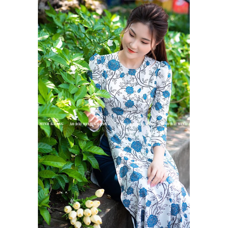 ÁO DÀI HOA NHÍ C18