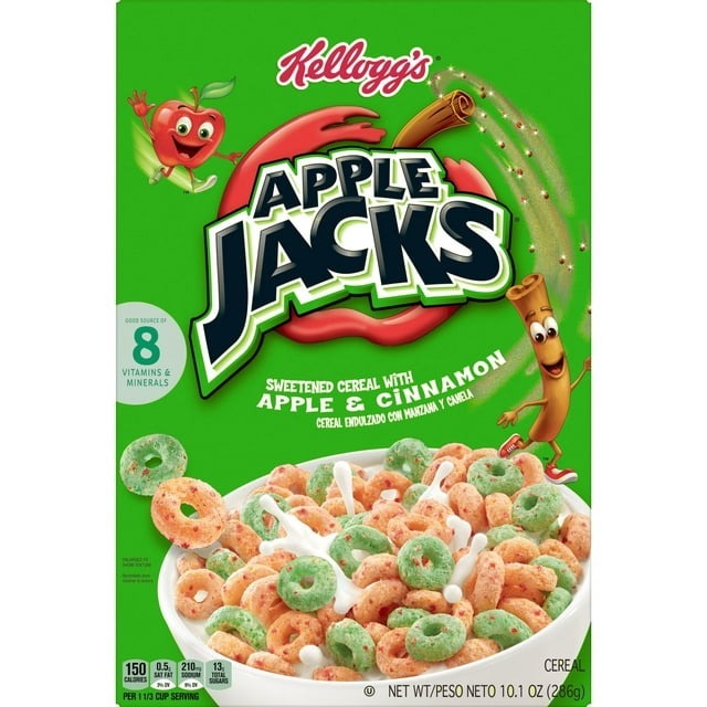 Cereal  Kelloggs Apple Jacks Caramel 286gr