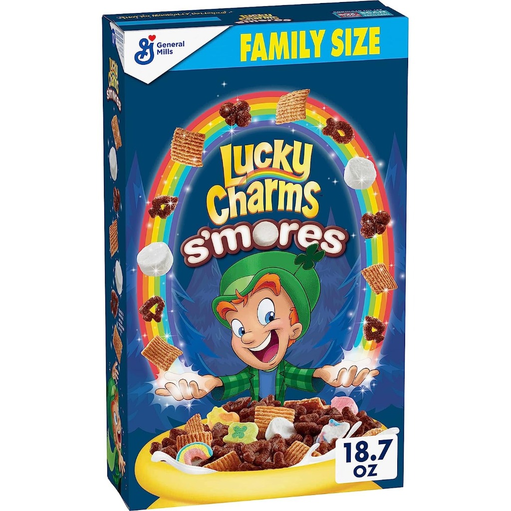 Ngũ cốc nguyên hạt  Lucky Charms Smores Mashmallow 510gr