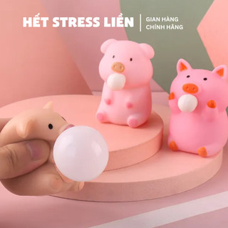 【𝐇𝐎𝐓】Đồ Chơi Squishy Bóp Bóp Hết Stress Liền Heo Con Cao Su Dễ Thương Giảm Stress