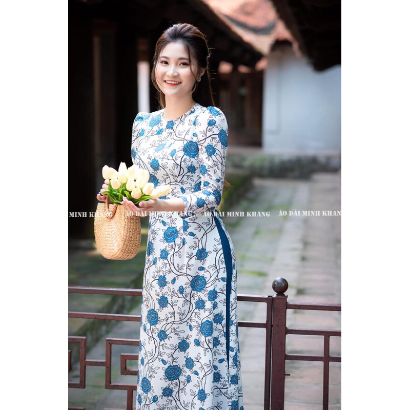 ÁO DÀI HOA NHÍ C18