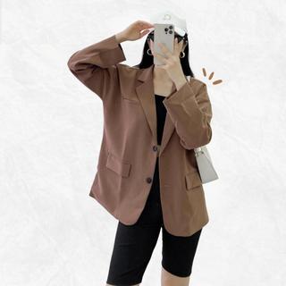 Áo khoác blazer nữ VM Shop hàn quốc, áo vest tay dài 2 túi nắp ulzzang thời trang P441 KVU00004