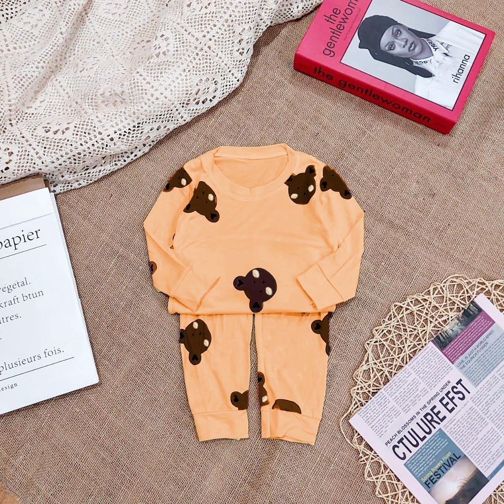 Đồ bộ quần áo dài tay cho bé mặc thu đông AM789 TTR95