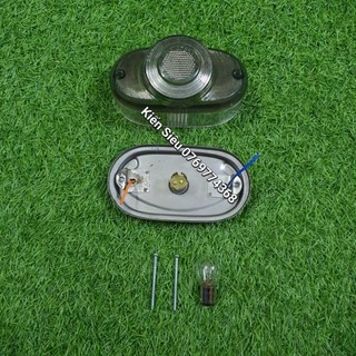 Đèn hậu xe cub 78, xe 67 chụp màu khói đế inox
