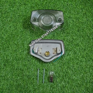 Đèn hậu cub 78/70, 81/70 , xe cd cl chụp màu khói đế inox