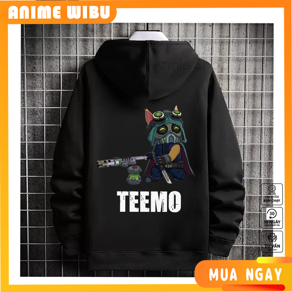 Áo Hoodie Unisex- Liên Minh Huyền Thoại  - Teemo