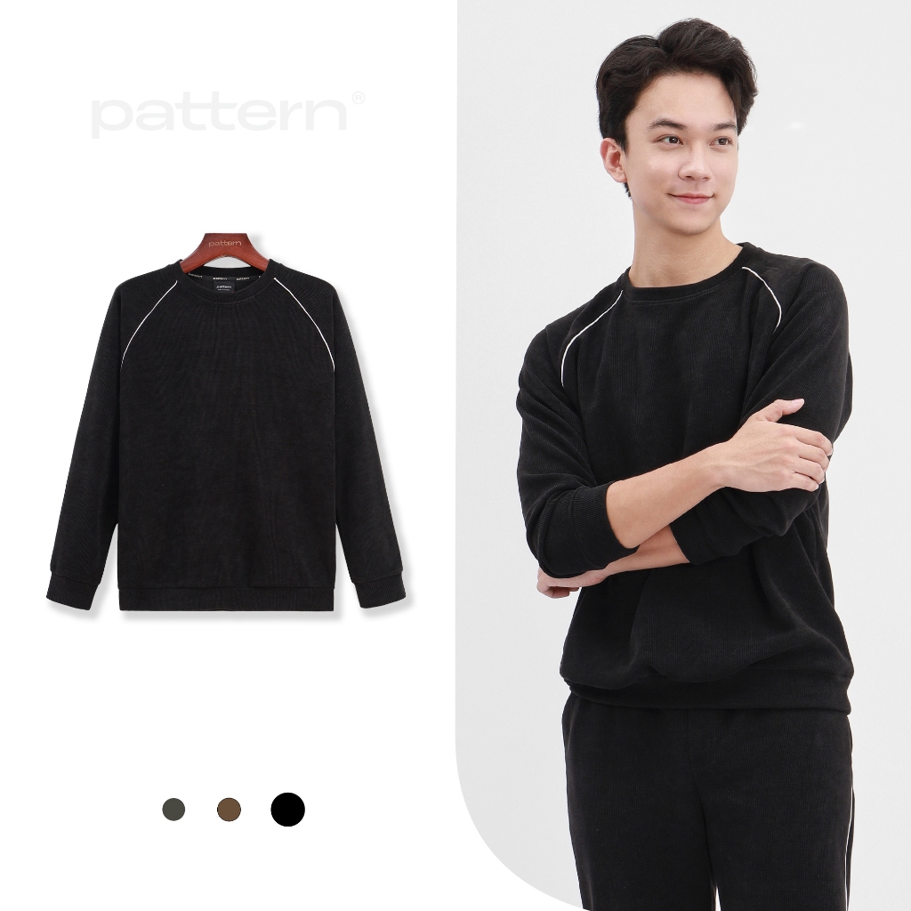 Áo Sweater Nỉ Tăm basic 3 màu PATTERN PA040