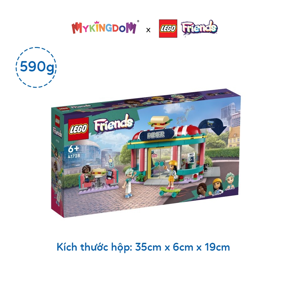 Đồ Chơi LEGO Friends Nhà Hàng Trung Tâm Thành Phố Heartlake 41728