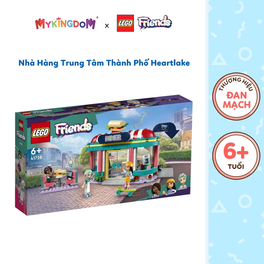 Đồ Chơi LEGO Friends Nhà Hàng Trung Tâm Thành Phố Heartlake 41728