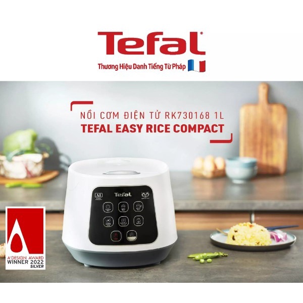 Nồi cơm điện Tefal Easy Rice Compact RK730168 - 600W, 1L
