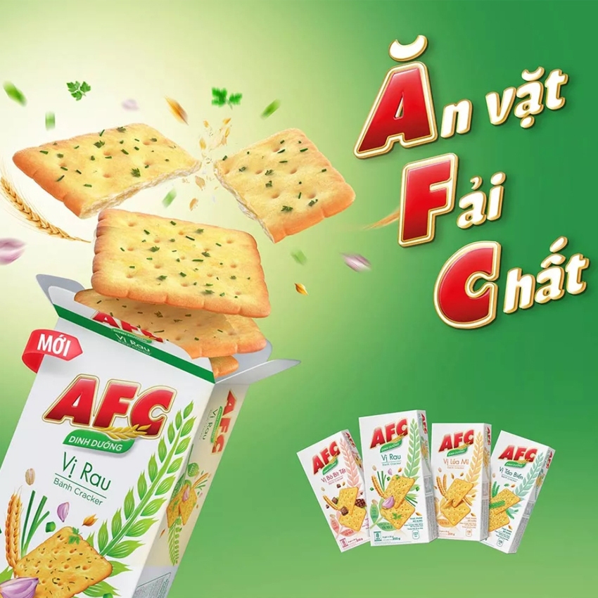 Bánh quy dinh dưỡng AFC vị lúa