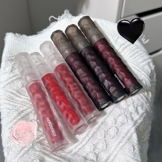 Son Kem Lì HERORANGE Version Rock Matte Velvet Chất Son Bùn Mềm Mịn Có Hộp Vỏ Nhấm - HR291