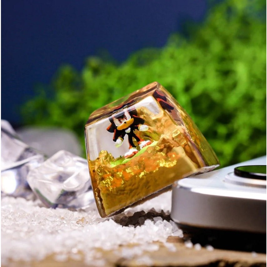 Keycap Sonic Resin, nút bàn phím cơ , artisan keycap