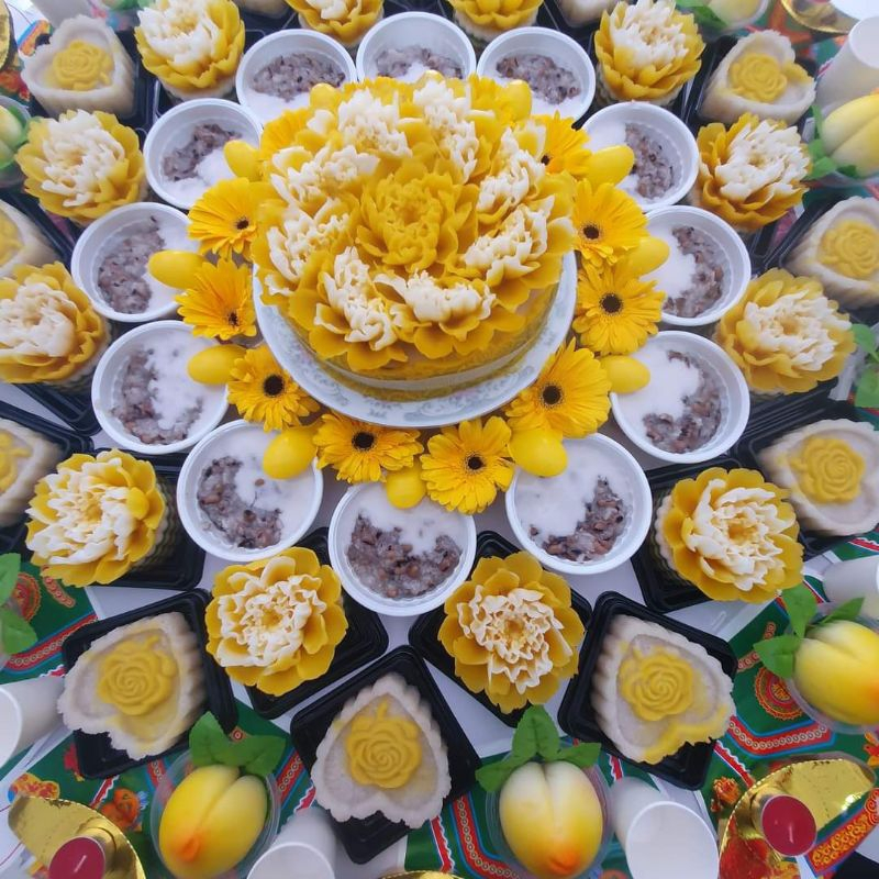 Khuôn Silicon Rau Câu 4d Hoa Mẫu Đơn Đại Đóa