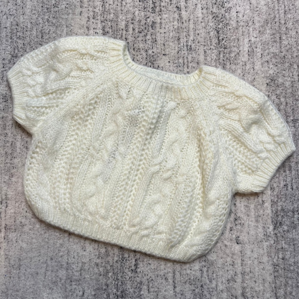Áo len thừng croptop dài tay, áo cardigan len thừng dáng ngắn thời trang CHANGBASIC