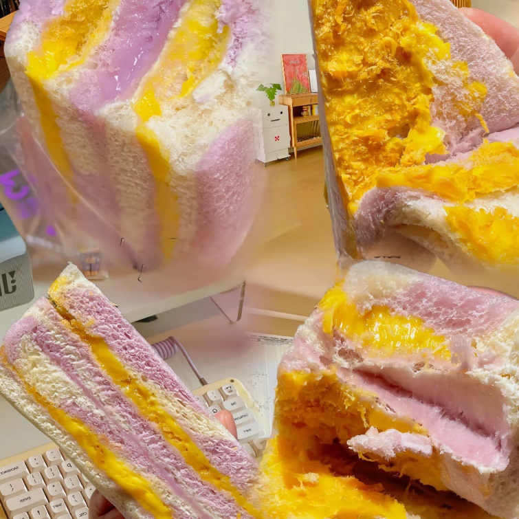 Bánh sanwich lúa mạch khoai mỡ kem ruốc hãng HAALVDE 1 hộp 420gr
