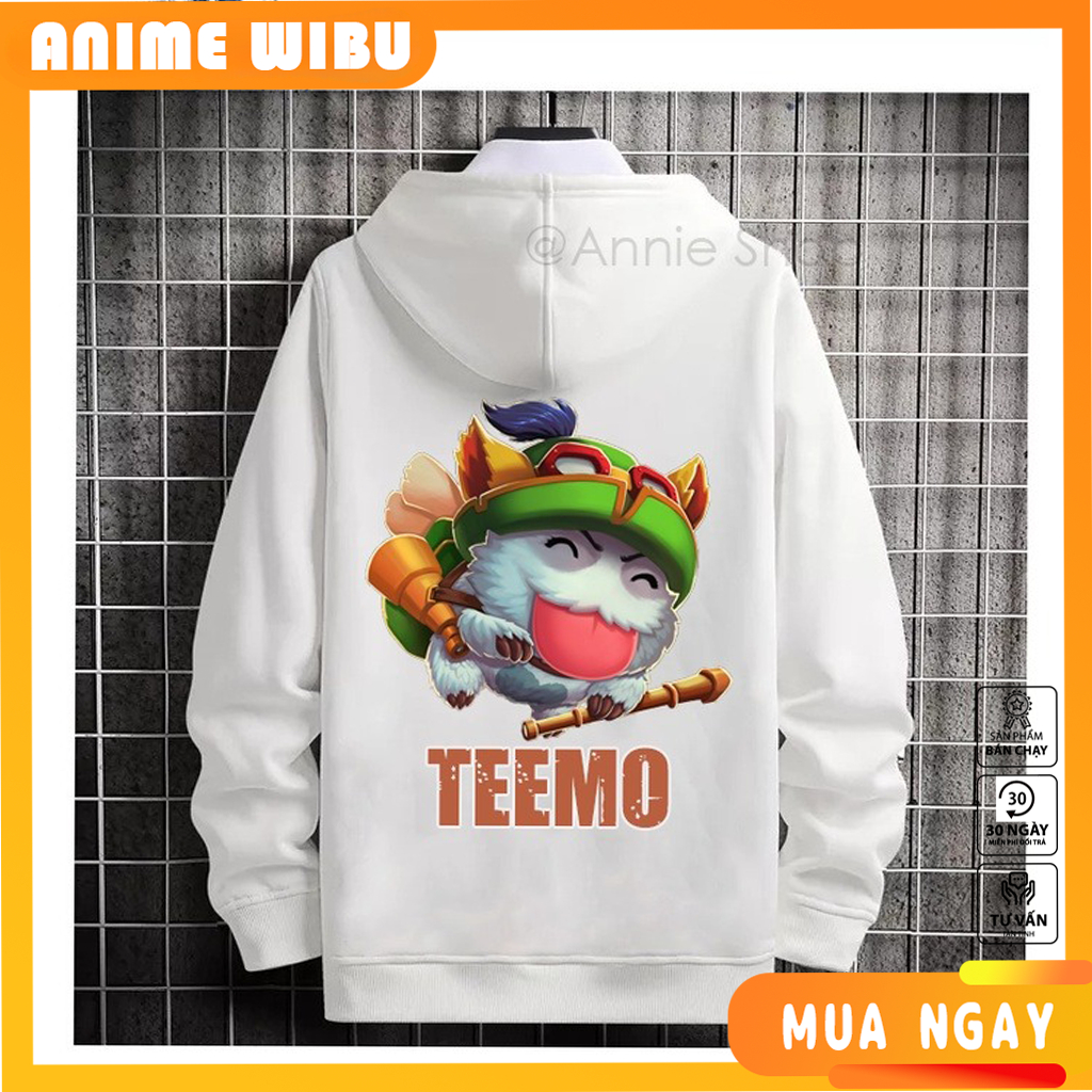 Áo Hoodie Unisex- Liên Minh Huyền Thoại  - Teemo