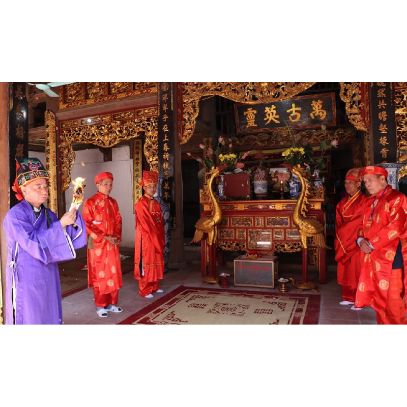 Áo Tế, lễ,dâng hương tay to 30-35cm vải gấm rồng thọ hàng đẹp