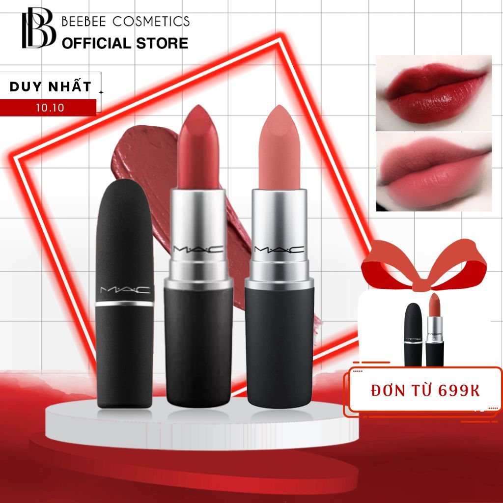 Son Thỏi MAC Amplified Creme Lipstick 3g Chất Lì Mịn Như Nhung Chính Hãng