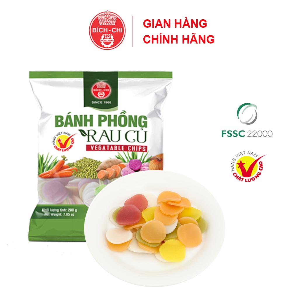 Combo 5 Gói Bánh Phồng Rau Củ Bích Chi