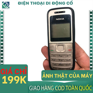 【MÁY ĐÃ QUA SỬ DỤNG】Điện thoại cổ Nokia 1200 tặng kèm phụ kiện đủ bộ- BH 1 Đổi 1 Trong 1 Tháng Đầu Tiên