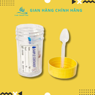 Lọ đựng mẫu phân có muỗng có bảo quản Hồng Thiện Mỹ 1 lọ