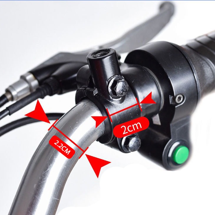 Bộ 02 Chân gương gắn ghi đông xe máy, xe đạp chân ren 8MM