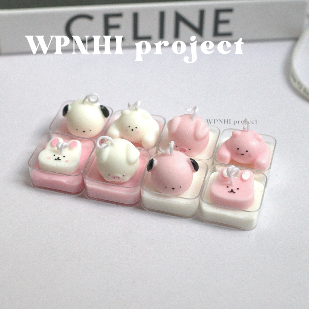 Nến Thơm Tealight WPNHI Tone Hồng, Sáp Đậu Nành,Tinh Dầu Thiên Nhiên - Trang Trí Decor Làm Quà Tăng