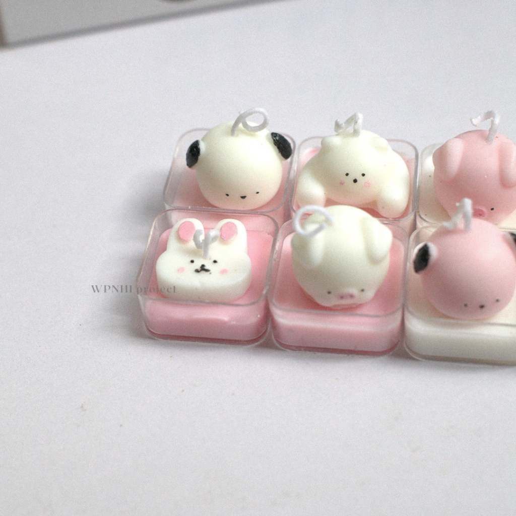 Nến Thơm Tealight WPNHI Tone Hồng, Sáp Đậu Nành,Tinh Dầu Thiên Nhiên - Trang Trí Decor Làm Quà Tăng