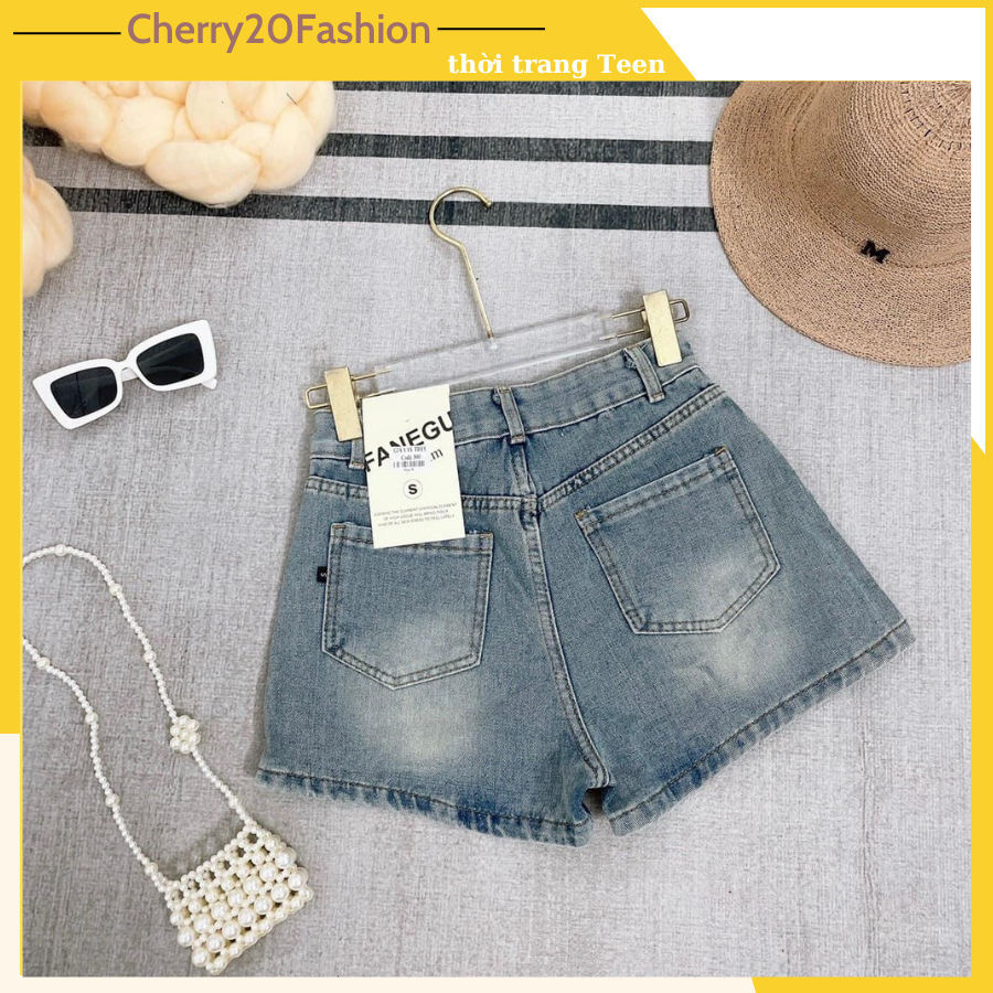 Chân váy ngắn bò jeans nữ xanh loang hình thêu siêu đẹp, chân váy jeans cực dễ mix đồ form chữ A tôn dáng cực kì