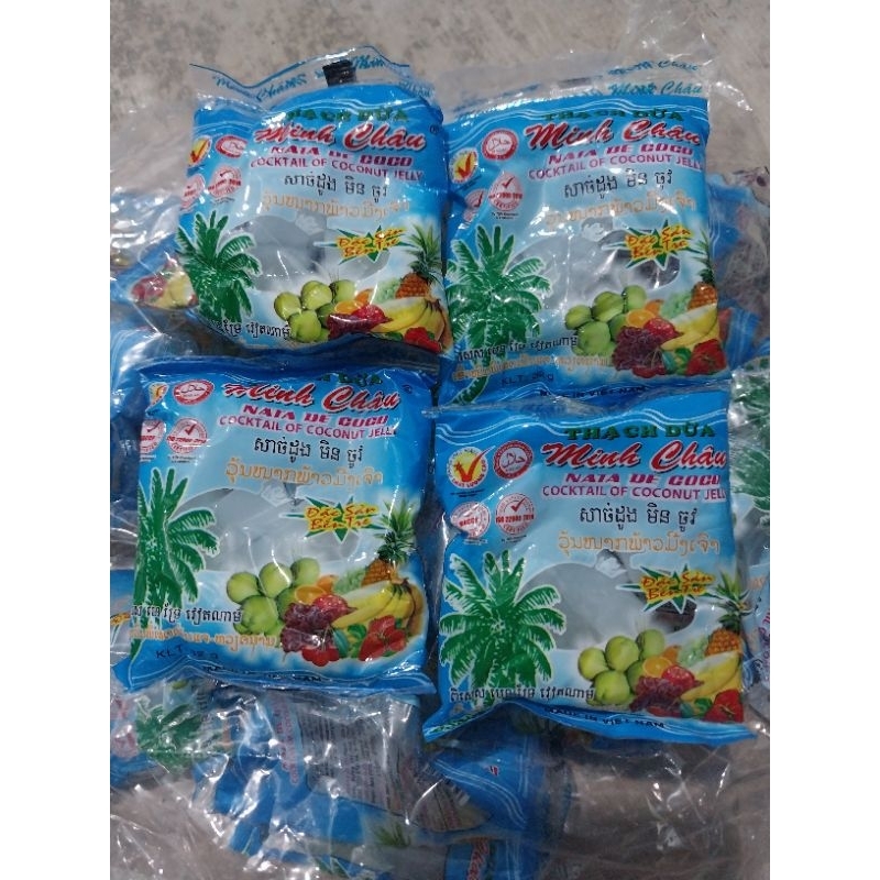 Bịch 20 gói thạch dừa Minh Châu