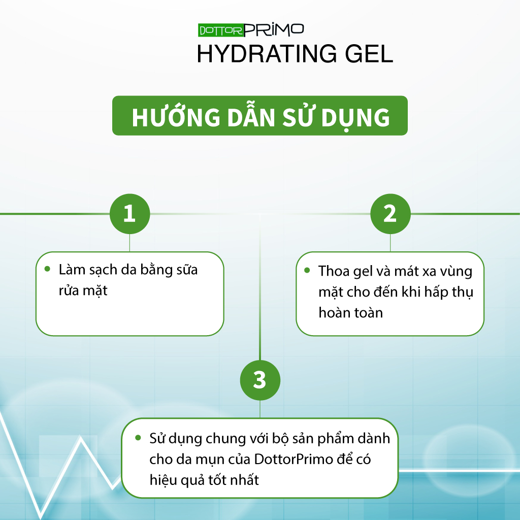 Gel Dưỡng Ẩm Giảm Mụn DottorPrimo Acne Control Hydrating 30ml - Hỗ Trợ Mờ Thâm Mụn, Dưỡng Da Căng Mịn