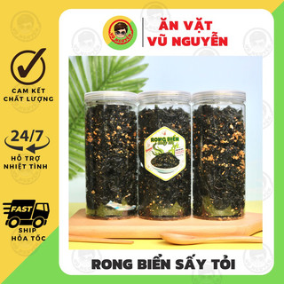 Rong Biển Sấy Tỏi 200g - Ăn Vặt Vũ Nguyễn Vừa Ngon Vừa Rẻ - Ship Hỏa Tốc