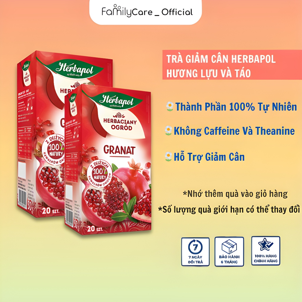 Trà Herbapol detox thảo mộc, trái cây nhiệt đới nhiều vị hàng cao cấp Châu Âu