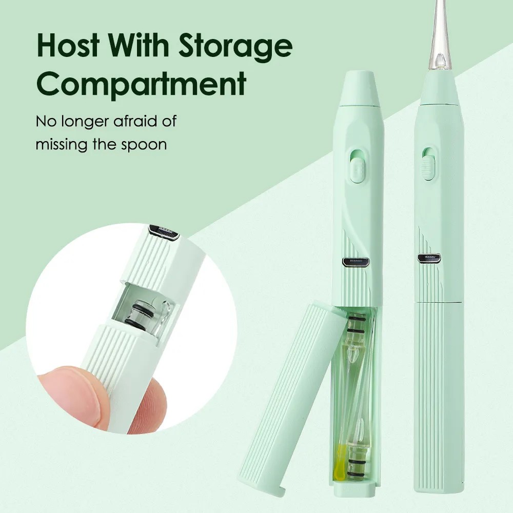 Dụng cụ lấy rái tay cho bé có đèn led siêu sáng pin sạc lại USB đầu silicon mềm không gây đau rát,an toàn tiện lợi