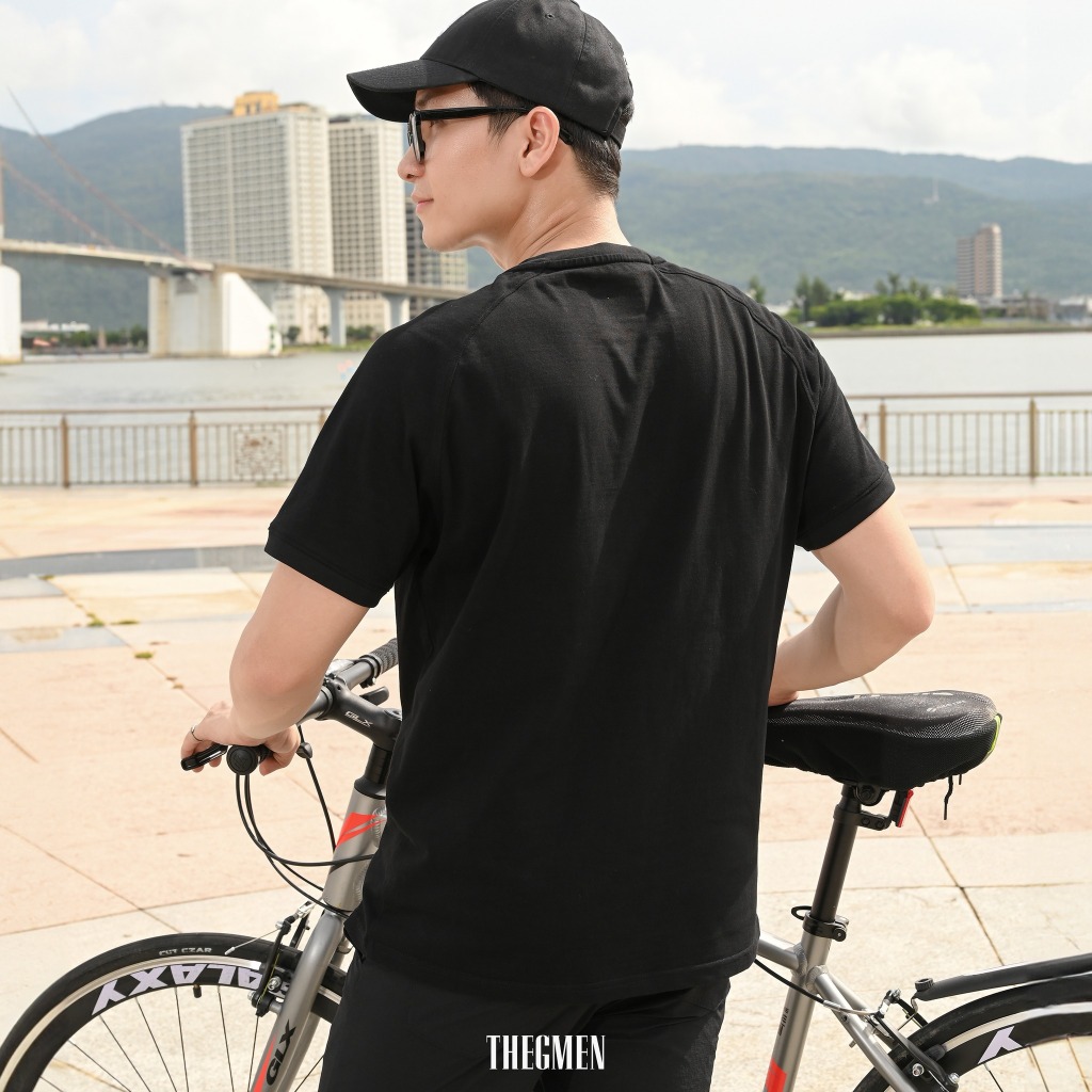 Áo thun Raglan T - Shirt 100% Cotton, form Slimfit - THE GMEN ELEGANT EST 2017