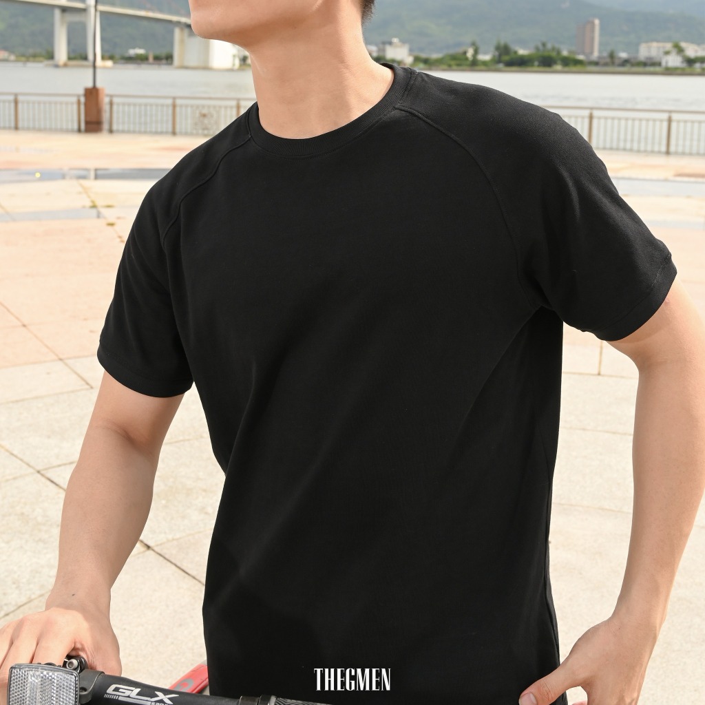 Áo thun Raglan T - Shirt 100% Cotton, form Slimfit - THE GMEN ELEGANT EST 2017
