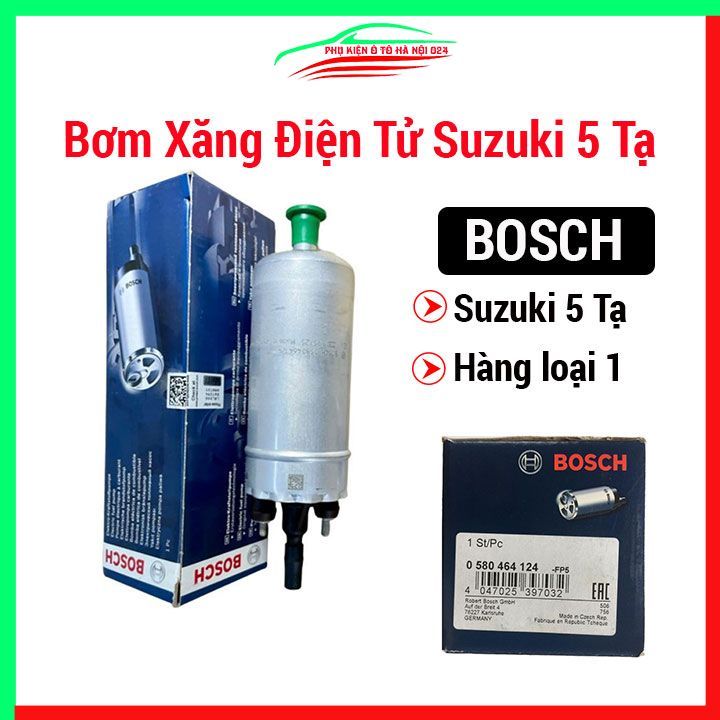 Bơm xăng điện tử, bơm nhiên liệu cho xe ô tô Suzuki 5 tạ Bosh