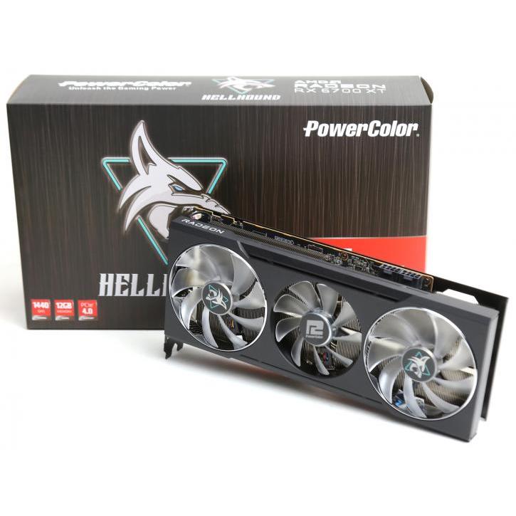 VGA PowerColor Hellhound Radeon RX 6700 XT 12GB GDDR6  Bh hãng đến 12/2024